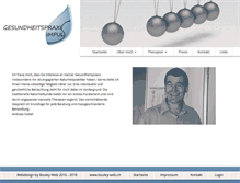 Tablet Screenshot of gesundheitspraxis-impuls.ch
